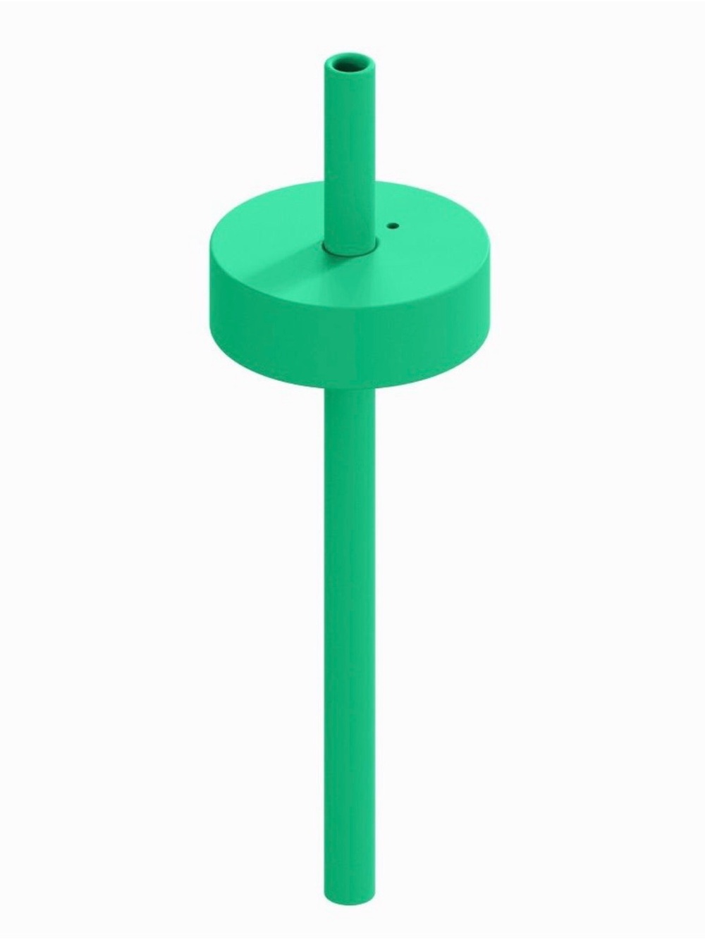 Bink Green Silicone Straw Water Bottle - Green - Picture 3 of 4
